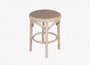 Табурет Мягкий Бежевый/Беленый дуб в Нягани - nyagan.mebel-tymen.ru | фото