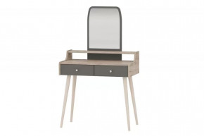 Трюмо 4-25916 (ш800*г448*в1330мм), ЛДСП Графит/Дуб крафт серый в Нягани - nyagan.mebel-tymen.ru | фото