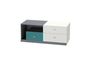 Тумба Клео Т-1, 1200 мм, графит, миндаль, океан Диал в Нягани - nyagan.mebel-tymen.ru | фото