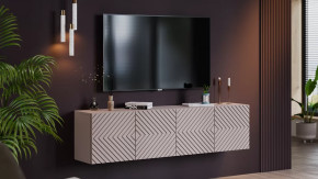 Тумба ТВ Танго Глиняно серый/Холст Латте в Нягани - nyagan.mebel-tymen.ru | фото