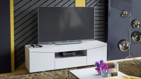 Тумба ТВ тип 1 Белый Ясень в Нягани - nyagan.mebel-tymen.ru | фото