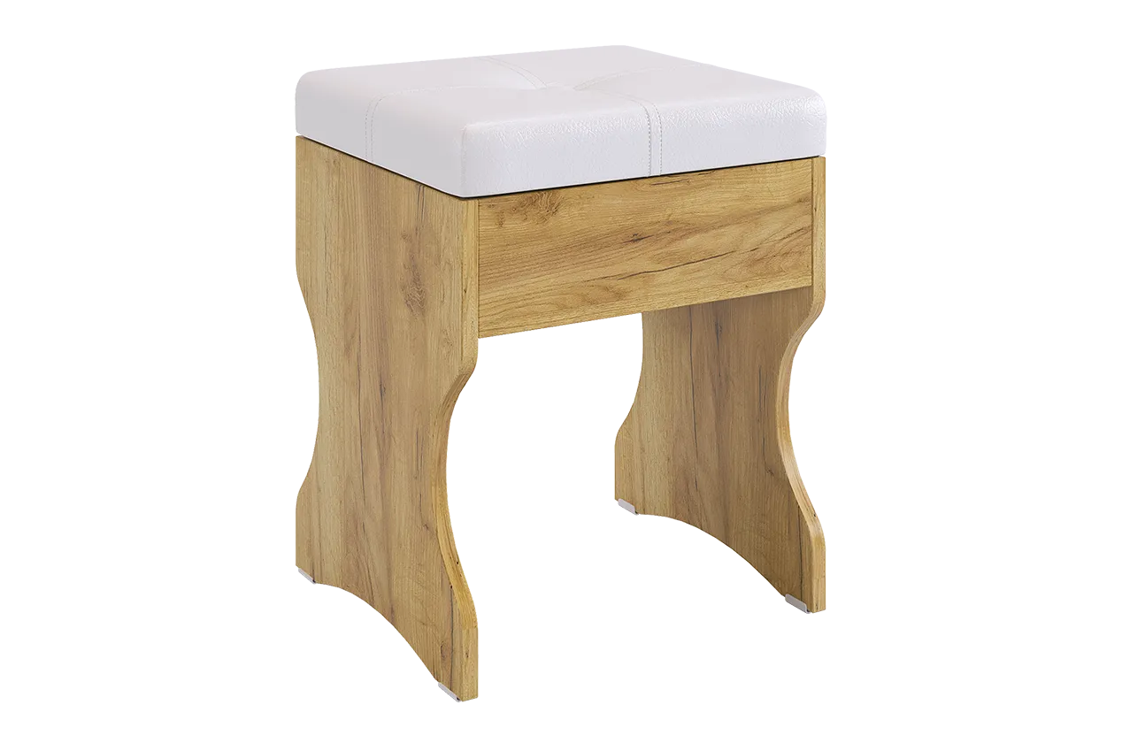 Пуф Виктория-1 дуб крафт золотой в Нягани - nyagan.mebel-tymen.ru | фото