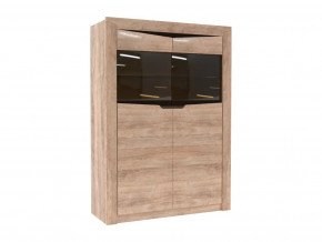 Витрина малая Версаль-5 Секция-11 Дуб баррик в Нягани - nyagan.mebel-tymen.ru | фото