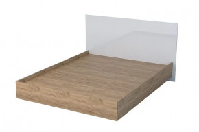 ЭГО Кровать (арт.031) Дуб крафт/Белый глянец Диал в Нягани - nyagan.mebel-tymen.ru | фото